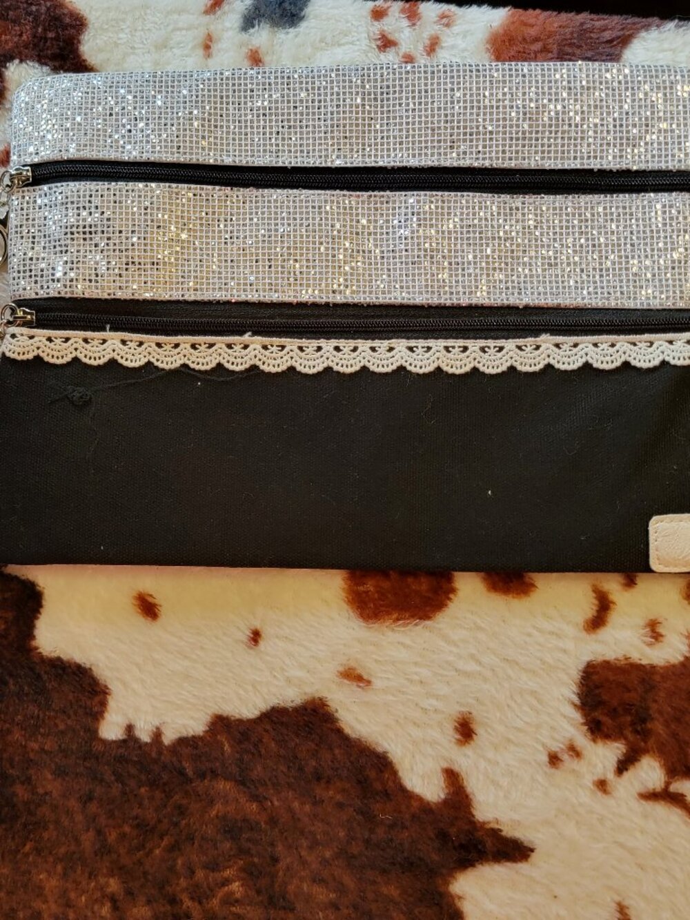 Peachy Keen Versi Bag Black Clutch NWT